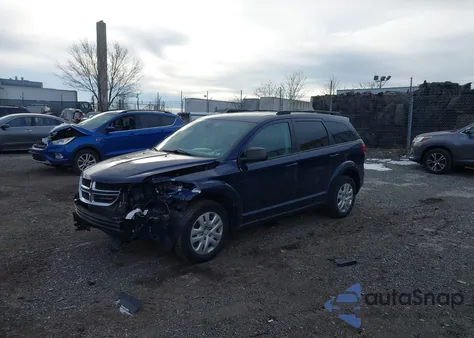 2018 Dodge Journey Se z USA, uszkodzony, nr VIN 3C4PDCAB9JT534591
